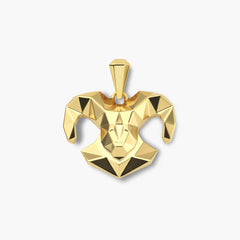 Anhänger Sternzeichen Widder Gelbgold 585 Gold - 58-00230