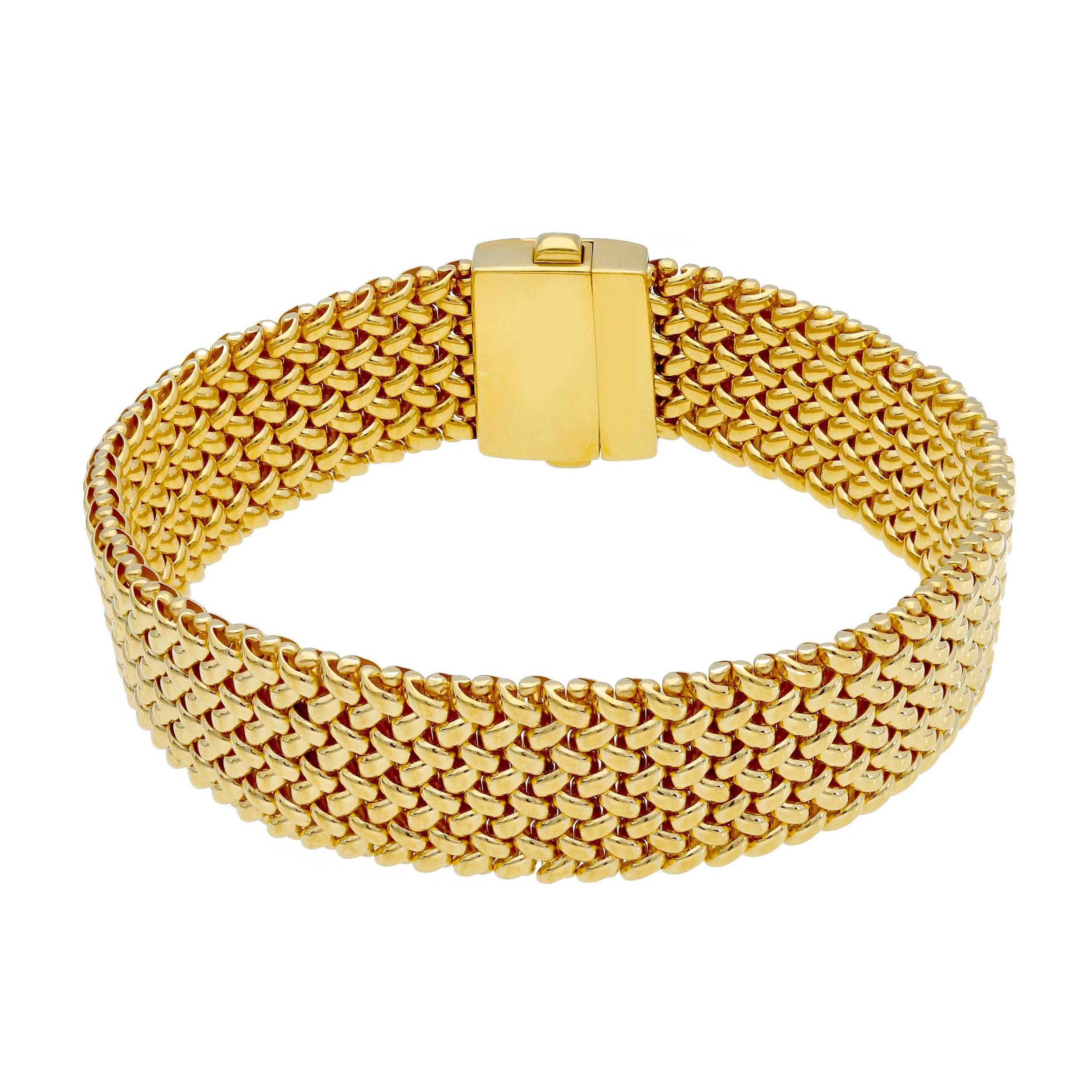 Armband aus 18 Karat Gelbgold Optik 19 cm - 256614