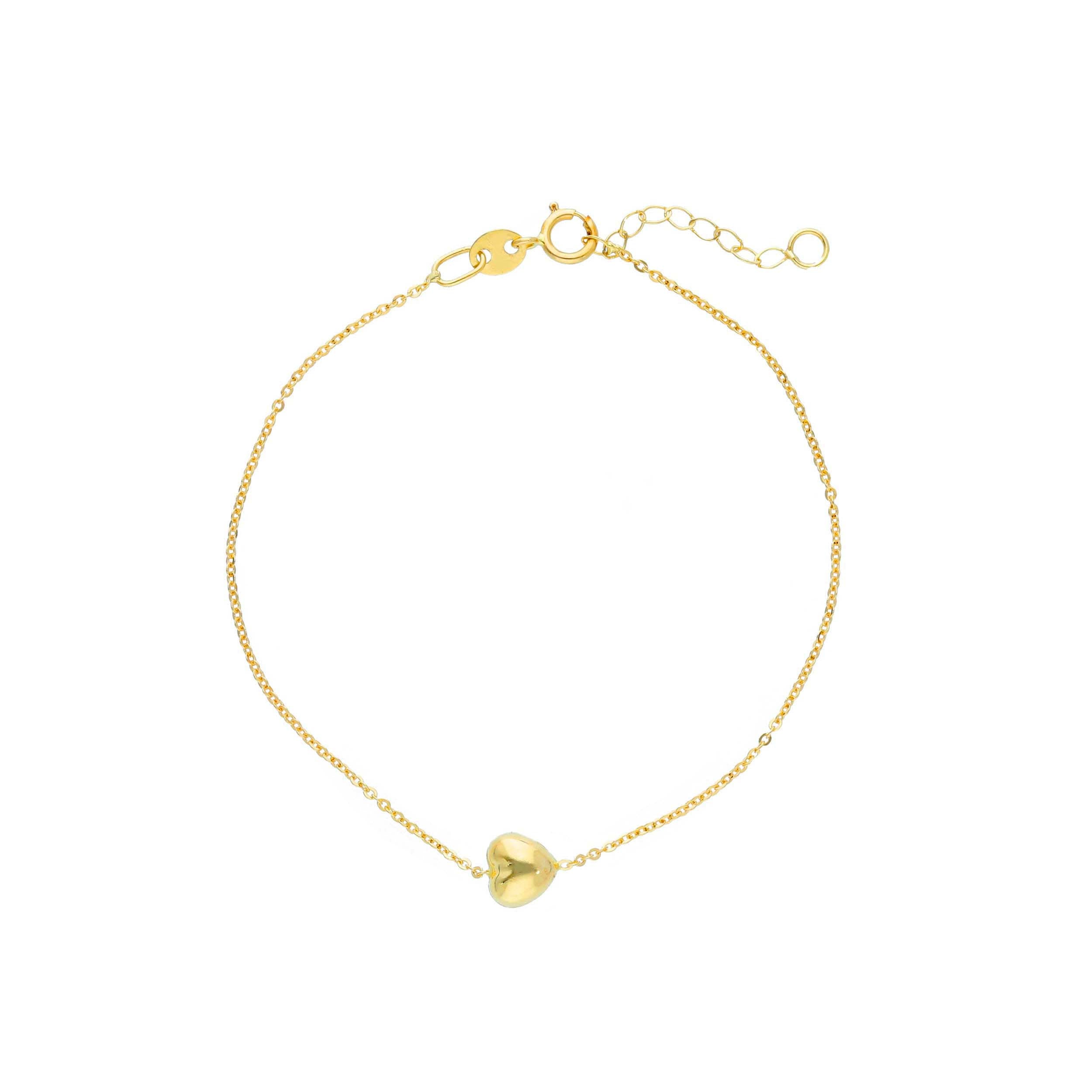 Armband Herz in 18 Karat Gelbgold - 158874P