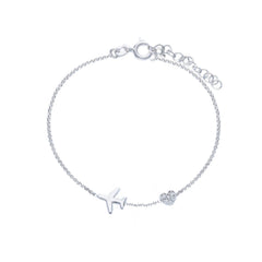 Armband in Silber 925, Freiheit und Liebe - 272962