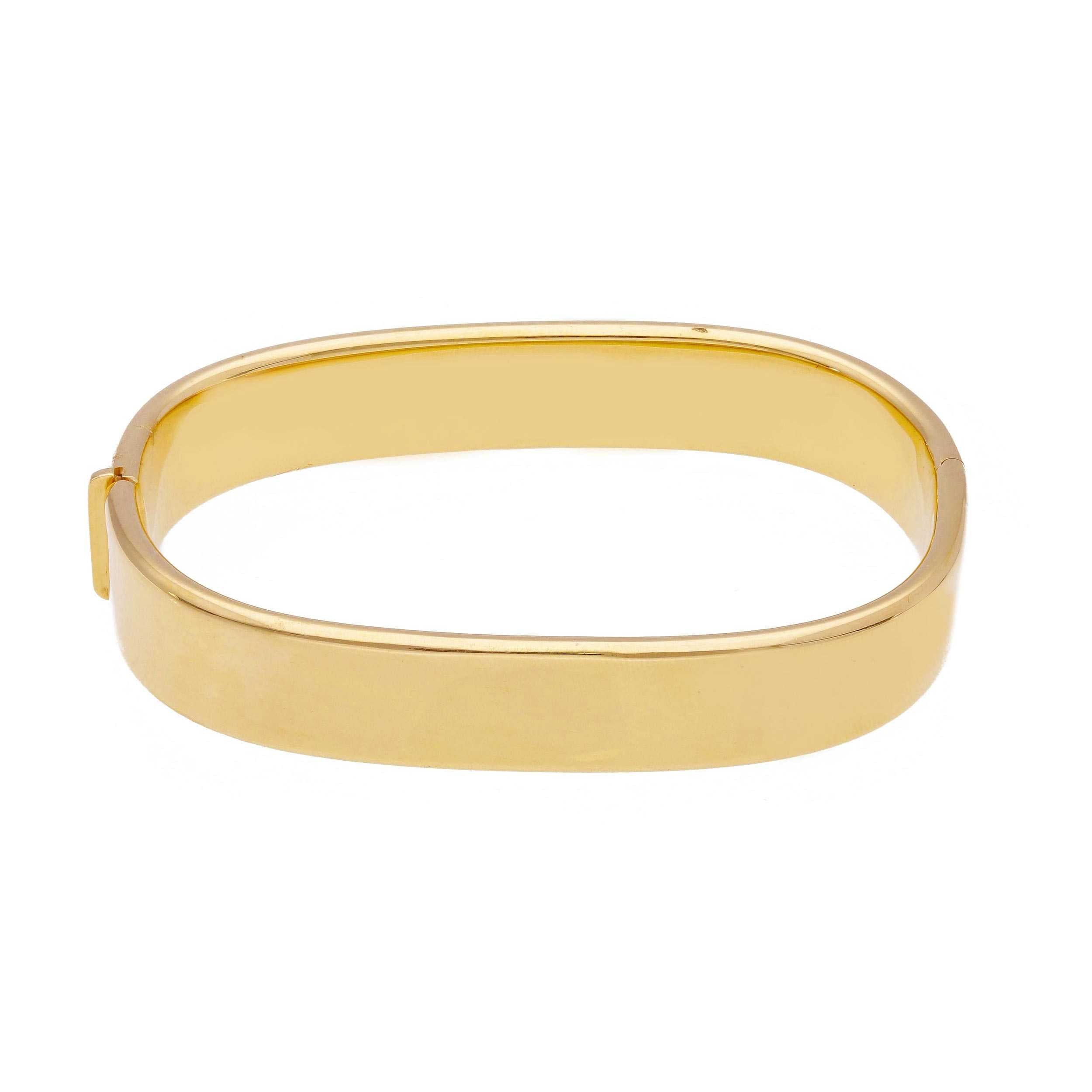 Armreif aus 18 Karat Gelbgold im klassischen Design - 207859
