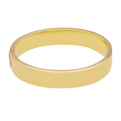 Armreif aus 18 Karat Gelbgold mit ovalem Profil 12 x 4 mm - 039602