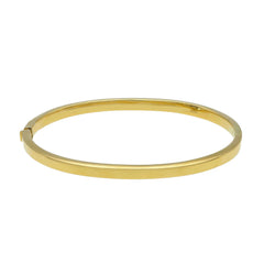 Armreif aus 18 Karat Gelbgold mit ovalem Profil 4 x 2.5 mm - 137862