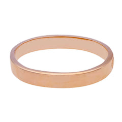 Armreif aus 18 Karat Roségold mit ovalem Profil 10 x 4 mm - 162624