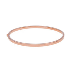 Armreif aus 18 Karat Roségold mit ovalem Profil 3 x 2 mm - 167180