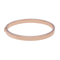 Armreif aus 18 Karat Roségold mit ovalem Profil 6 x 3 mm - 183588