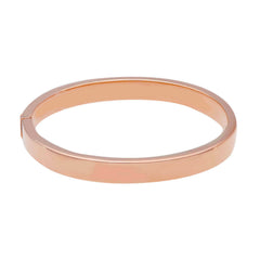 Armreif aus 18 Karat Roségold mit ovalem Profil 8 x 3 mm - 162620
