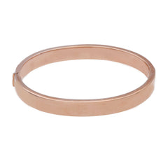 Armreif aus 18 Karat Roségold mit ovalem Profil 8 x 3 mm - 183591