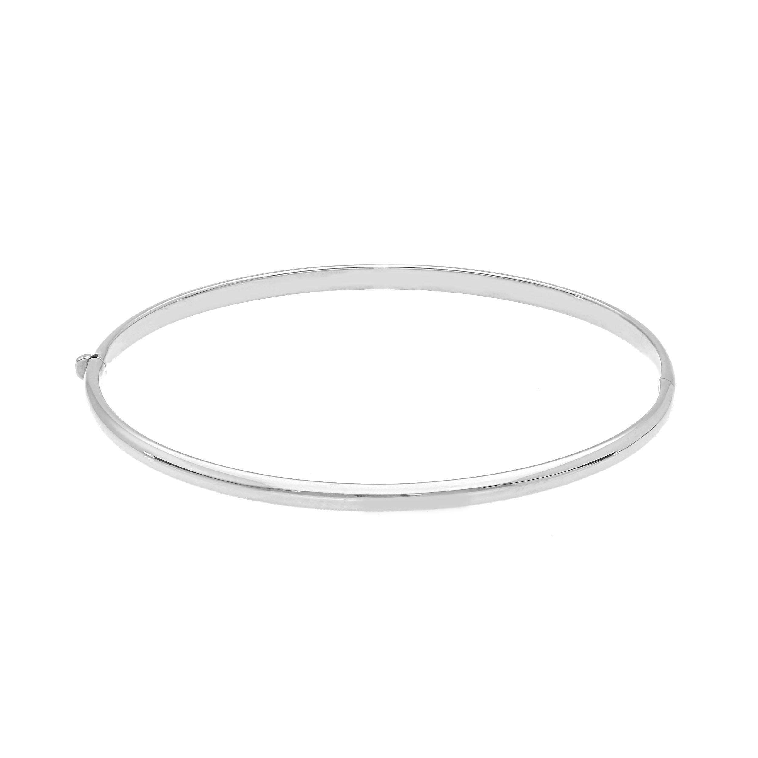 Armreif aus 18 Karat Weissgold 3 mm - 167166