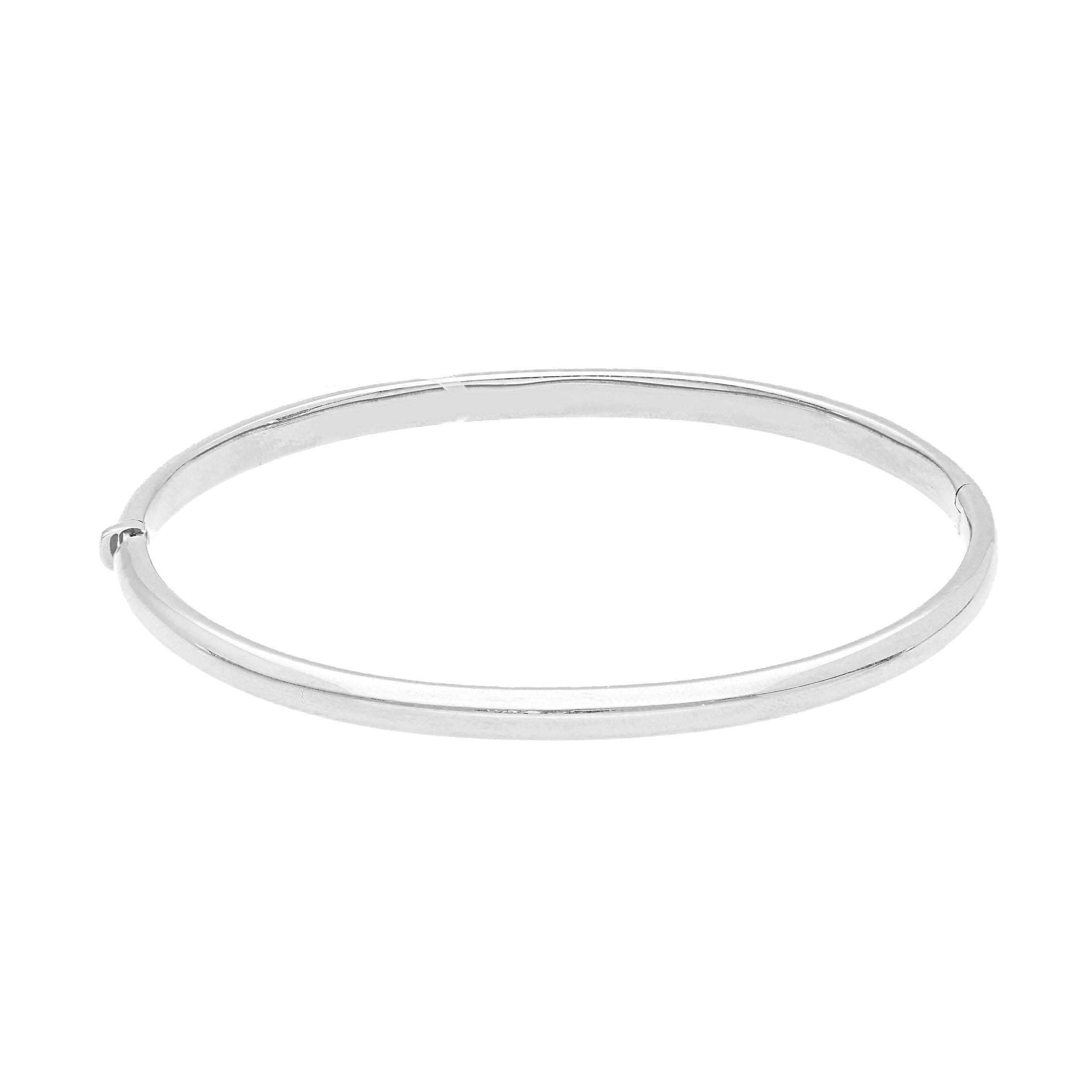 Armreif aus 18 Karat Weissgold 4 mm - 167163