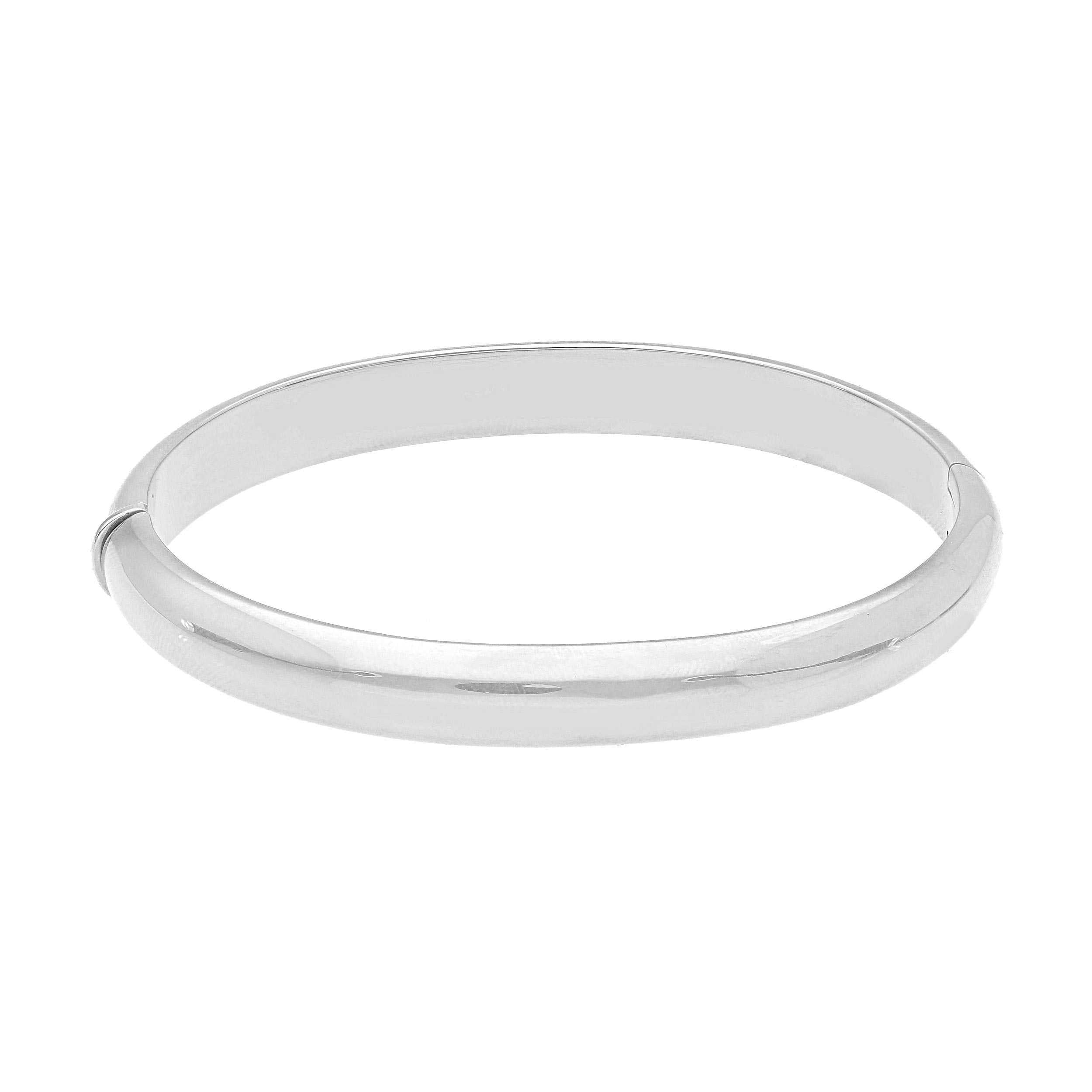 Armreif aus 18 Karat Weissgold 8 mm - 183584