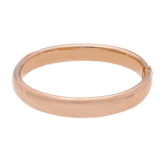 Armreif aus Roségold 750 mit ovaler Fassung 10 x 5 mm - 162631