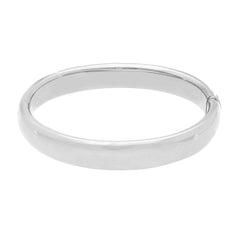 Armreif aus Weissgold 60 mm mit ovaler Fassung 10 x 5 mm - 162630