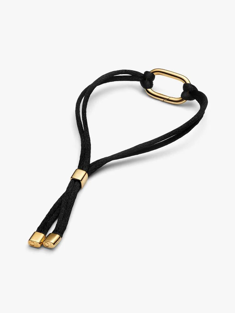 Aufklappbares Glied Kordel Armband Vergoldet - 564680C01-2