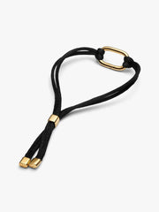 Aufklappbares Glied Kordel Armband Vergoldet - 564680C01-2
