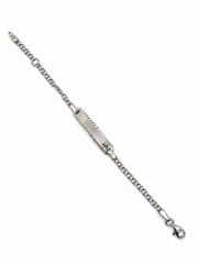 Babyarmband 925 Silber mit Gravurplatte – SB561