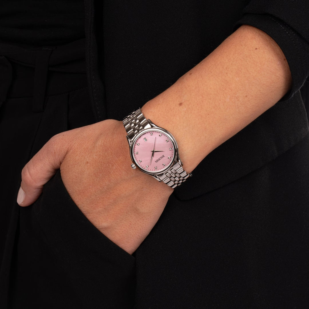 Balmain Beleganza Lady M Diamonds 32 mm Damenuhr - B8351.33.46