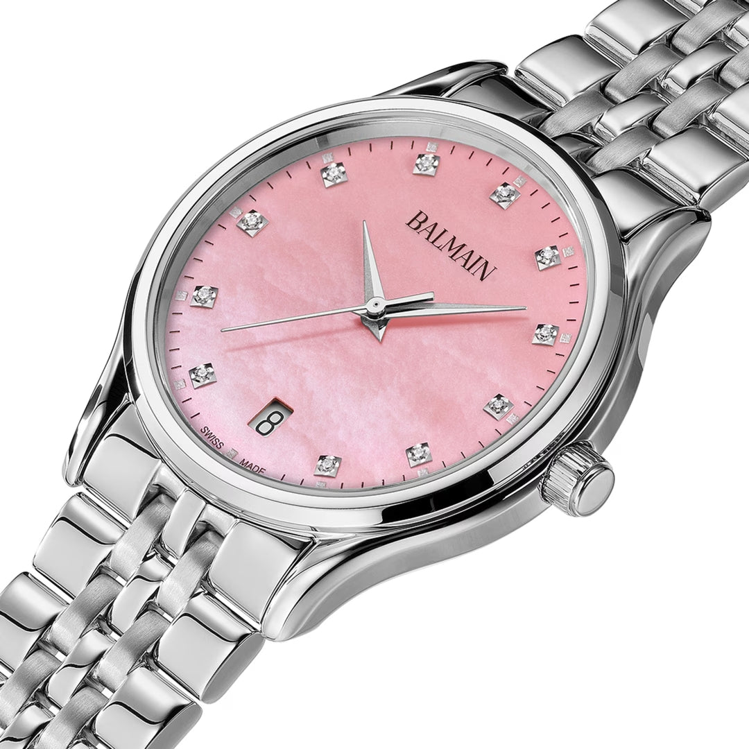 Balmain Beleganza Lady M Diamonds 32 mm Damenuhr - B8351.33.46