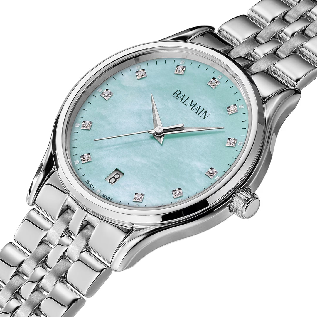 Balmain Beleganza Lady M Diamonds 32 mm Damenuhr - B8351.33.76