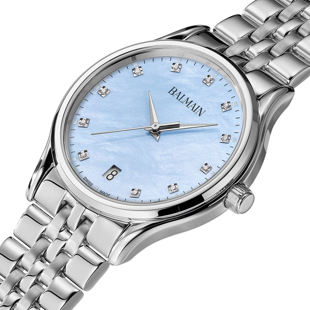 Balmain Beleganza Lady M Diamonds 32 mm Damenuhr - B8351.33.96