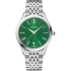 Balmain Classic R Gent 41 mm Herrenuhr Grün Silber - B4101.31.70
