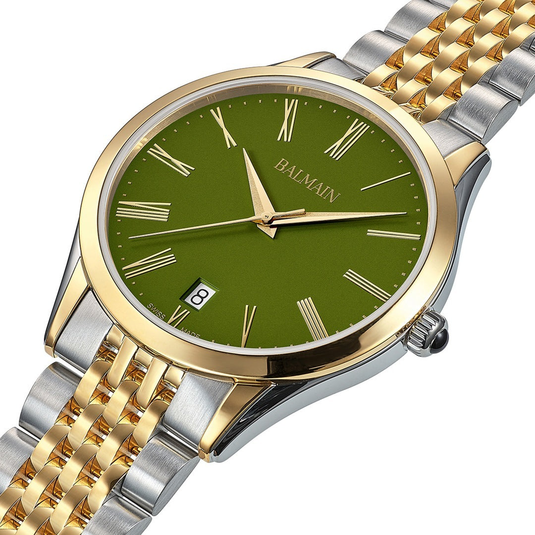 Balmain Classic R Gent 41mm Grün Bicolor – B4102.31.71