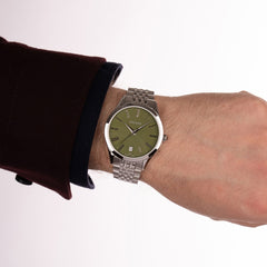 Balmain Classic R Gent 41mm Grün Silber – B4101.31.71