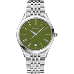 Balmain Classic R Gent 41mm Grün Silber – B4101.31.71