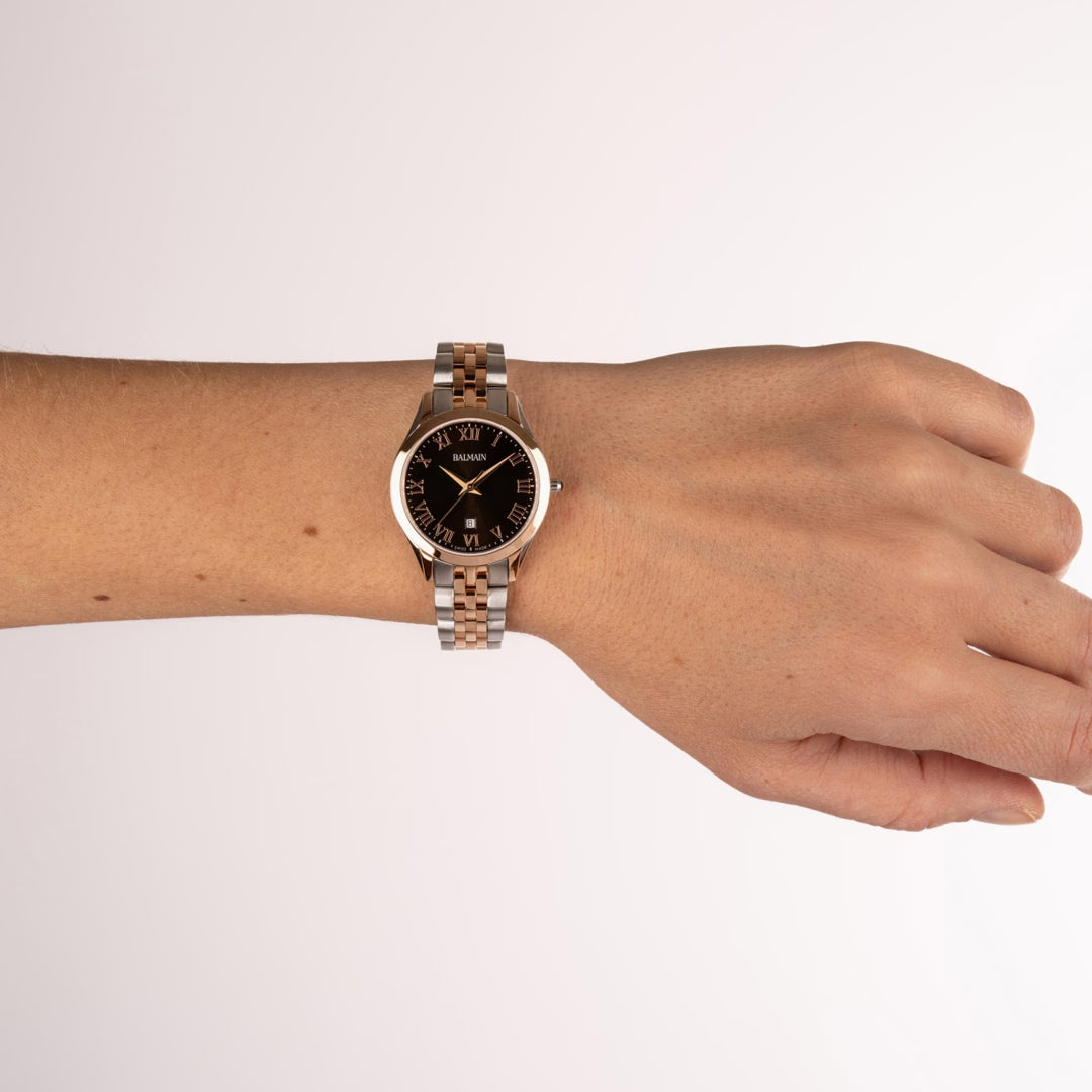 Balmain Classic R Lady 30mm Braun Bicolor – B4118.31.52