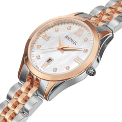 Balmain Classic R Lady 30mm Perlmutt Bicolor Diamanten – B4118.31.85