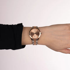 Balmain Classic R Lady 30mm Rosé Bicolor Diamanten – B4118.31.45