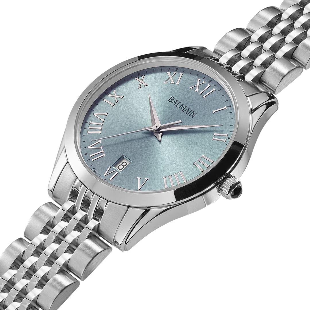 Balmain Classic R Lady 34mm Beige Silber – B4311.31.92