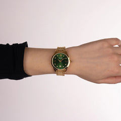 Balmain Classic R Lady 34mm Grün Gold Diamanten – B4310.31.75