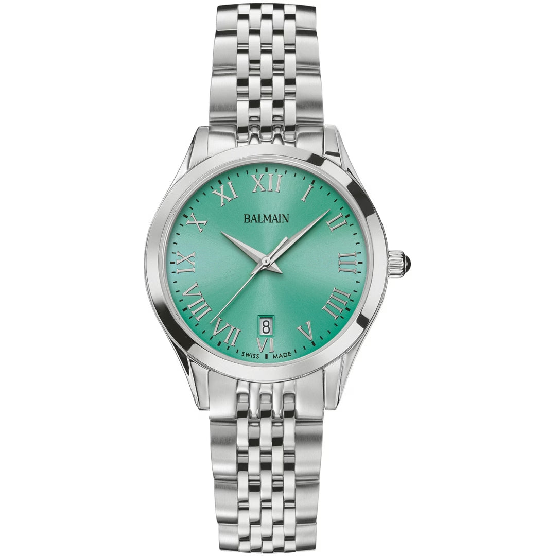 Balmain Classic R Lady 34mm Türkis Silber – B4311.31.72