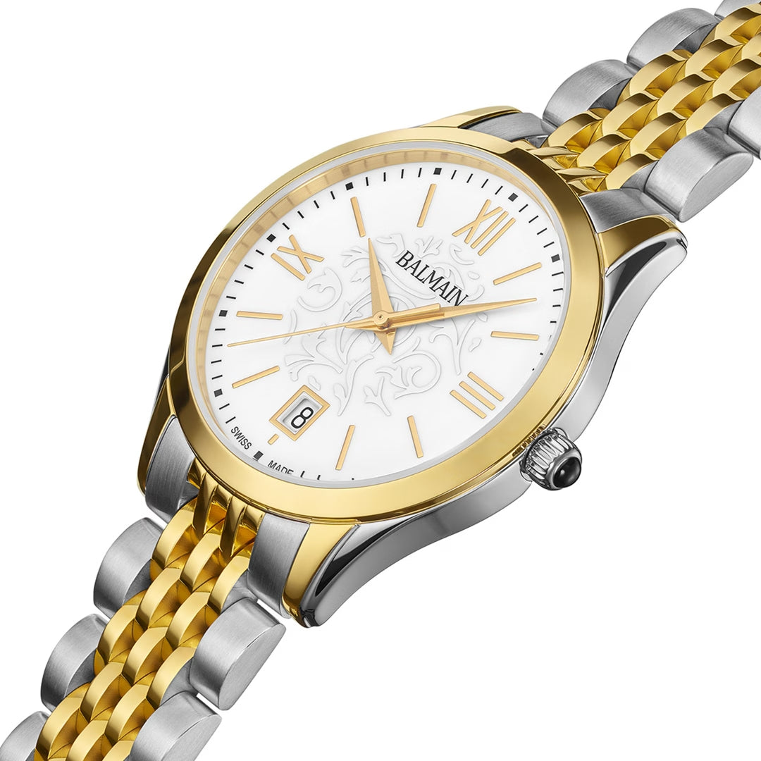 Balmain Classic R Lady 34mm Weiss Bicolor – B4312.31.12
