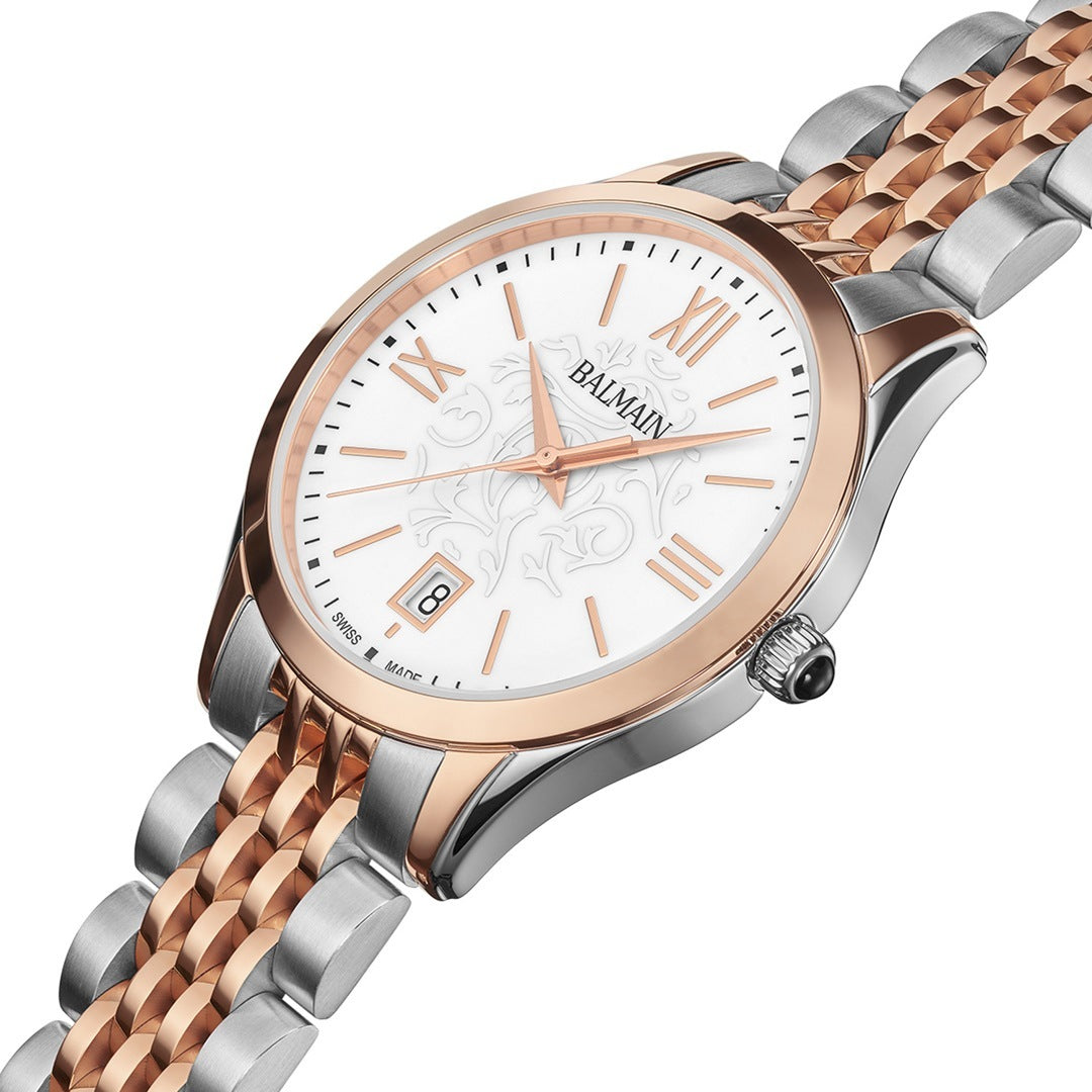 Balmain Classic R Lady 34mm Weiss Bicolor – B4318.31.12