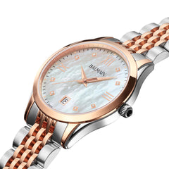 Balmain Classic R Lady Diamonds 34mm Perlmutt Silber – B4318.31.82