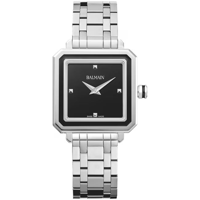 Balmain Damenuhr 26 mm Schwarz - B4731.33.66