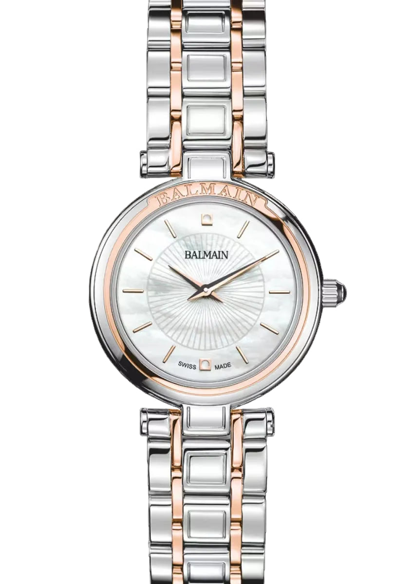 Balmain Haute Elegance 24mm Perlmutt Rosé Bicolor – B8098.33.86