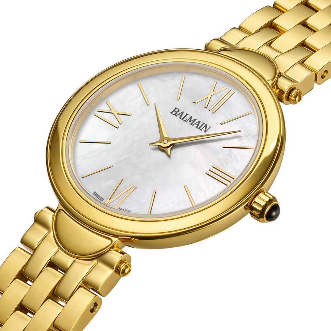 Balmain Haute Elegance Perlmutt Gold 29mm – B8150.33.82