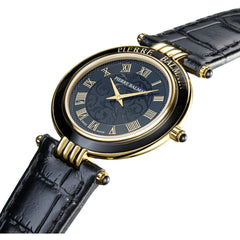 Balmain Haute Elegance Vintage Schwarz Leder 30mm – B8137.32.12