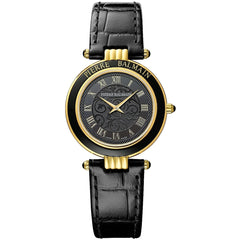 Balmain Haute Elegance Vintage Schwarz Leder 30mm – B8137.32.12
