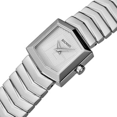 Balmain Taffetas Damenuhr Silber Eckig 23mm – B4651.33.28