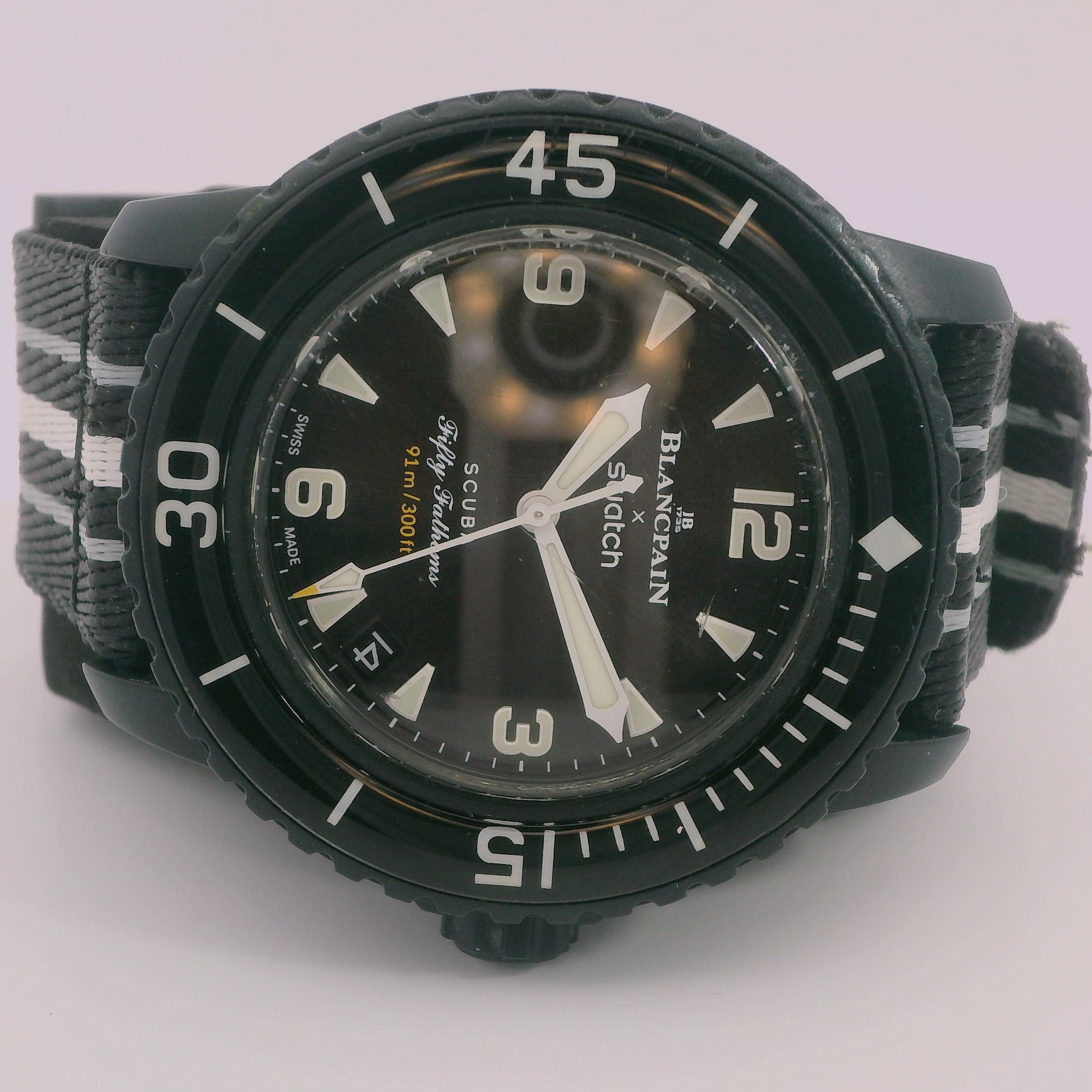 Blancpain x Swatch Ocean of Storms – Automatik Herrenuhr (Gebraucht)