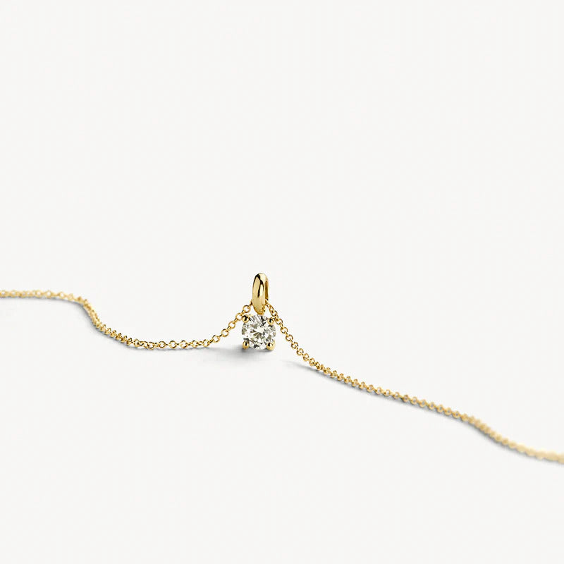Blush Anhänger aus 14 Karat Gold mit Zirkonia - 6092YZI
