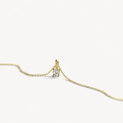 Blush Anhänger aus 14 Karat Gold mit Zirkonia - 6092YZI