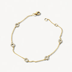 Blush Armband aus 14 Karat Gold mit Pavé-Zirkonia - 2200YZI