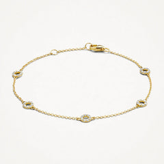 Blush Armband aus 14 Karat Gold mit Pavé-Zirkonia - 2200YZI