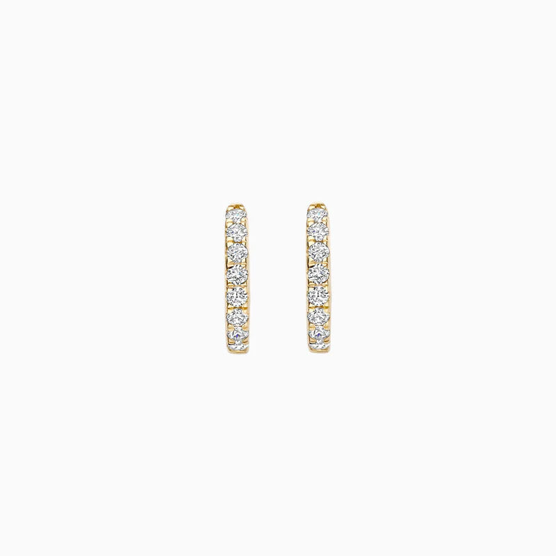 Blush Creolen aus 14 Karat Gold mit Labordiamanten 0.24 ct - LG7029Y