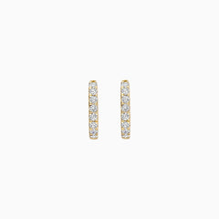 Blush Creolen aus 14 Karat Gold mit Labordiamanten 0.24 ct - LG7029Y